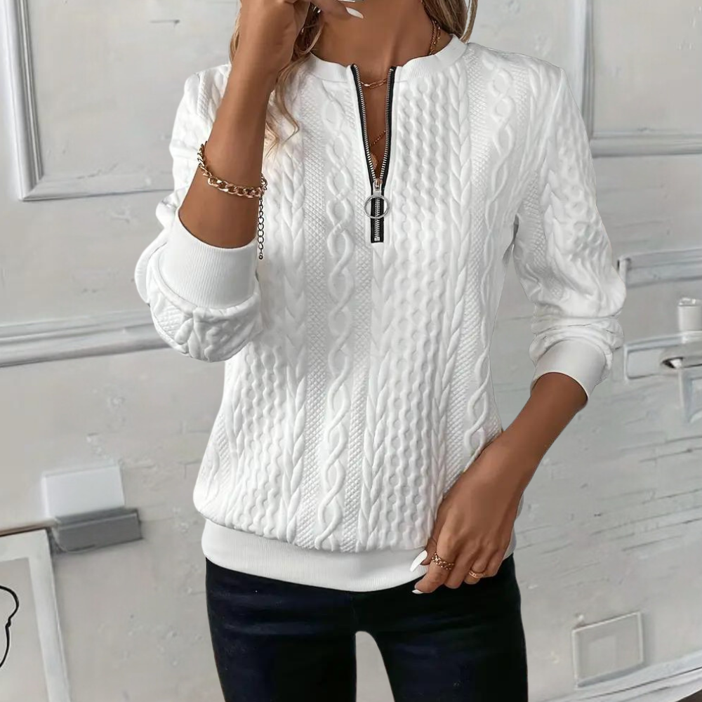 Livia - Stijlvolle Trui - Luxe Zachte Stof - Voor Dames - Herfst/Winter