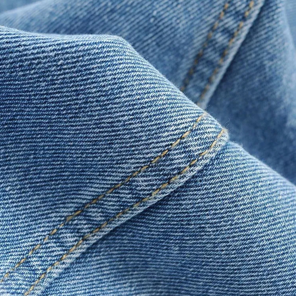 Livia - Cargobroek van Denim - Comfortabele Pasvorm - Voor Dames - Perfect voor Elke Gelegenheid