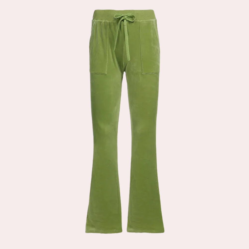 Livia - Uitlopende Broek - Comfortabele Elegantie - Voor Dames - Voor Elke Gelegenheid