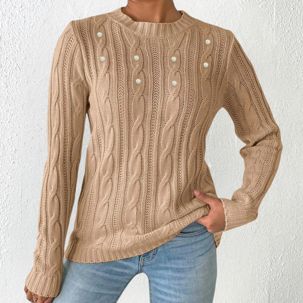 Emma - Minimalistische Trui - Comfortabele Pasvorm - Voor Dames - Het Hele Jaar Door
