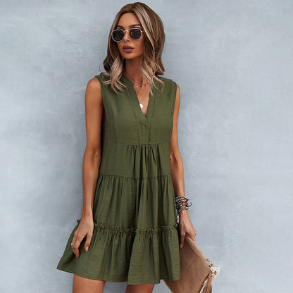 Emma - Elegante Mini Jurk - Comfortabele Pasvorm - Voor Dames - Zomer Gelegenheden