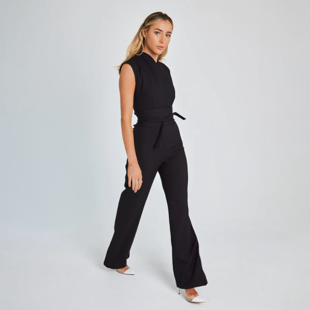 Lotte - Elegante Mouwloze Jumpsuit - Comfortabele Wijde Pijpen - Voor Dames - Perfect voor Feestjes