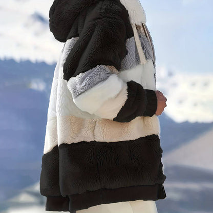 Lotte - Fleecejack met Capuchon - Luxe Polyester - Voor Dames - Ideaal voor de Herfst