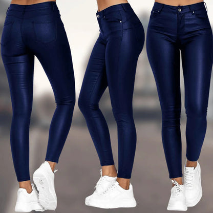 Emma - Luxe Leren Broek - Elegant en Comfortabel - Voor Dames - Geschikt voor Elke Gelegenheid