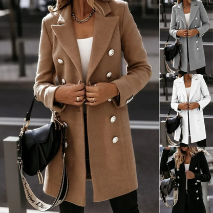 Sophie - Dubbelgeknopte Blazer - Elegante Pasvorm - Voor Dames - Voor Elke Gelegenheid