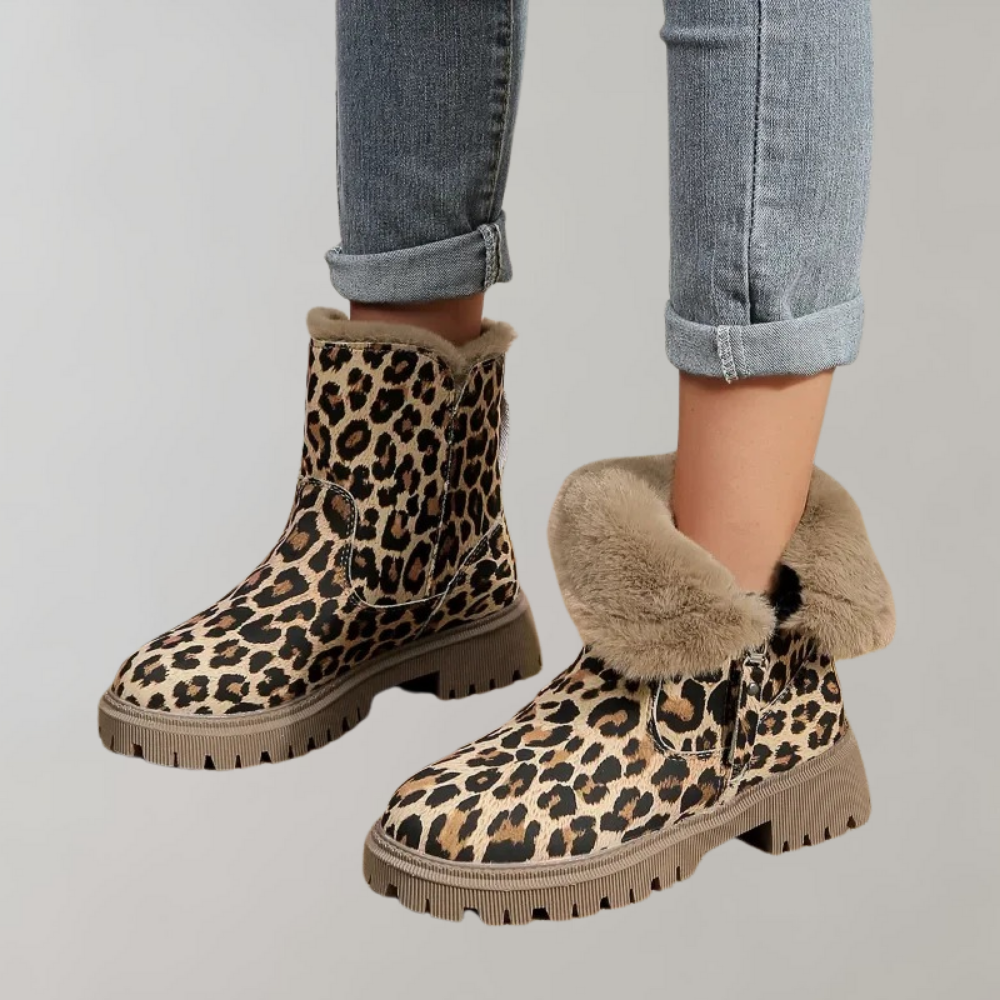 Isabella - Dameslaarzen met Luipaardprint - Ultiem Comfort - Voor Dames - Geschikt voor Elk Seizoen