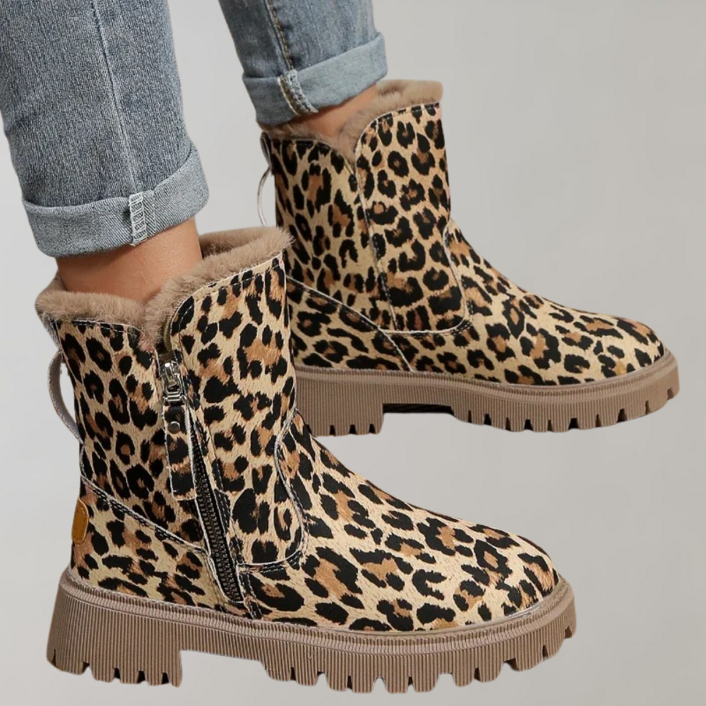 Isabella - Dameslaarzen met Luipaardprint - Ultiem Comfort - Voor Dames - Geschikt voor Elk Seizoen