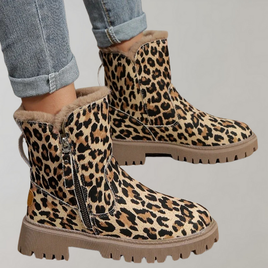 Isabella - Dameslaarzen met Luipaardprint - Ultiem Comfort - Voor Dames - Geschikt voor Elk Seizoen