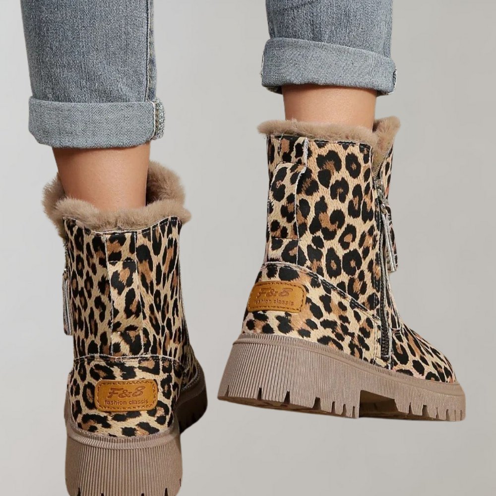 Isabella - Dameslaarzen met Luipaardprint - Ultiem Comfort - Voor Dames - Geschikt voor Elk Seizoen