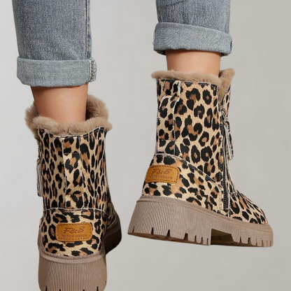 Isabella - Dameslaarzen met Luipaardprint - Ultiem Comfort - Voor Dames - Geschikt voor Elk Seizoen