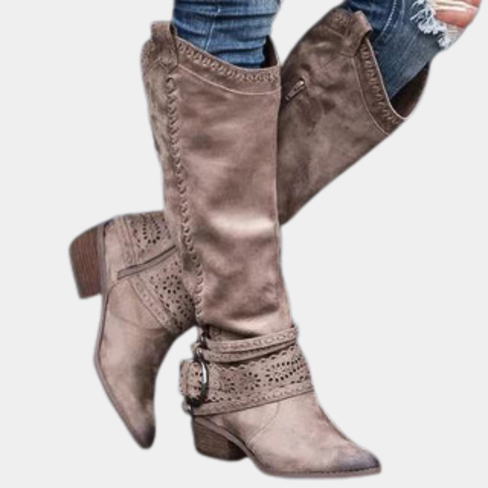 Isabella - Elegante Laarzen - Tijdloos Design - Voor Dames - Perfect voor Elke Gelegenheid