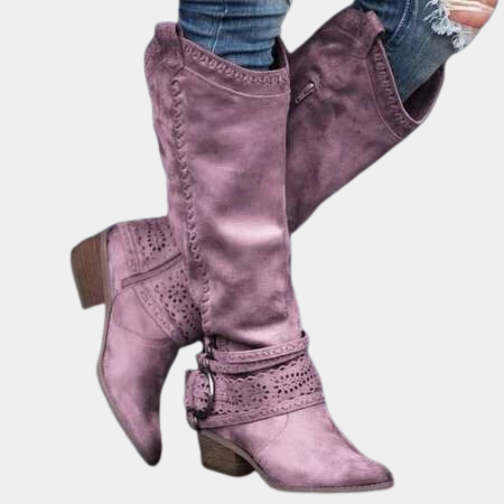 Isabella - Elegante Laarzen - Tijdloos Design - Voor Dames - Perfect voor Elke Gelegenheid