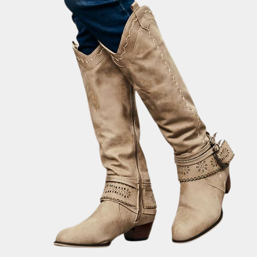 Isabella - Elegante Laarzen - Tijdloos Design - Voor Dames - Perfect voor Elke Gelegenheid