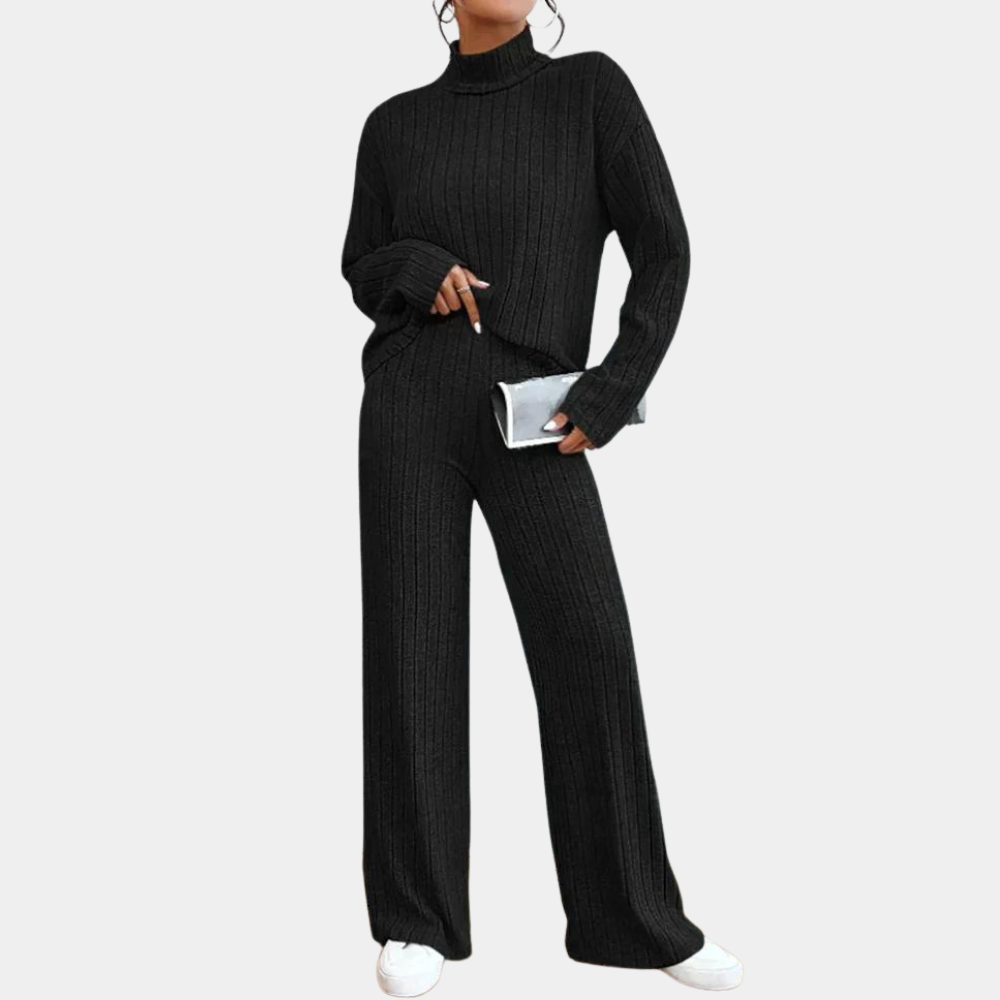 Sophie - Elegante Blouse Set - Moderne Kraag en Knoopsluiting - Voor Dames - Winter