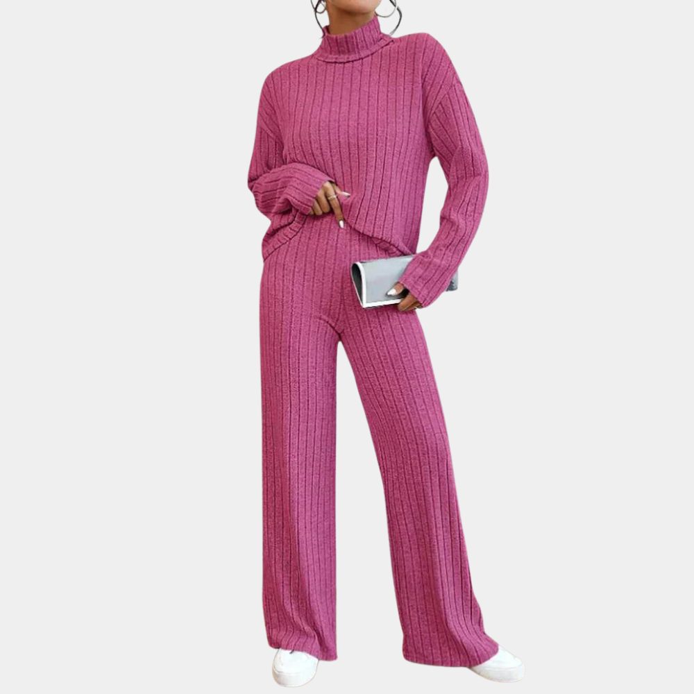 Sophie - Elegante Blouse Set - Moderne Kraag en Knoopsluiting - Voor Dames - Winter