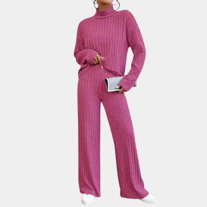 Sophie - Elegante Blouse Set - Moderne Kraag en Knoopsluiting - Voor Dames - Winter