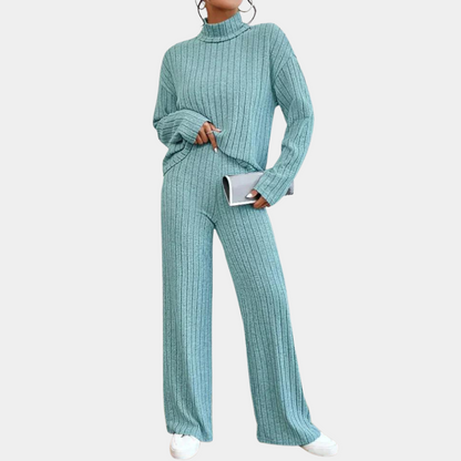 Sophie - Elegante Blouse Set - Moderne Kraag en Knoopsluiting - Voor Dames - Winter