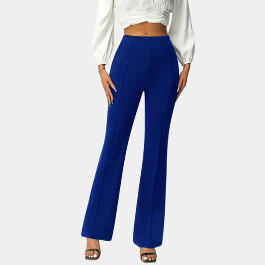 Lotte - Stretch Flared Broek - Elegante Pasvorm - Voor Dames - Geschikt voor Elke Gelegenheid