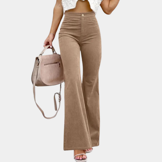 Sophie - Uitlopende Broek - Comfortabele Pasvorm - Voor Dames - Perfect voor Elke Gelegenheid
