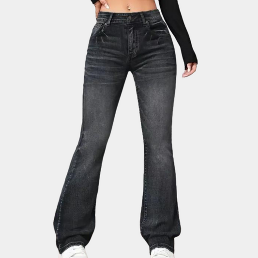 Sophie - Uitlopende Broek - Hoge Taille en Comfort - Voor Dames - Geschikt voor Elke Gelegenheid