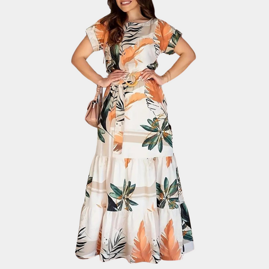 Sophie - Elegante Bloemenjurk - Ademend en Comfortabel - Voor Dames - Geschikt voor Alle Seizoenen