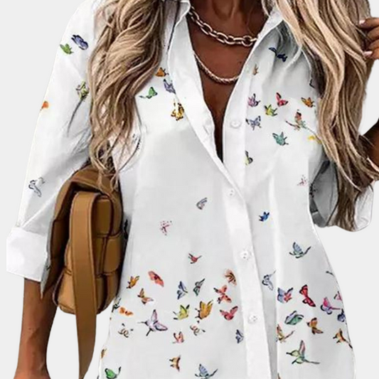 Sophie - Stijlvol Zomershirt - Elegant en Comfortabel - Voor Dames - Zomeruitrusting