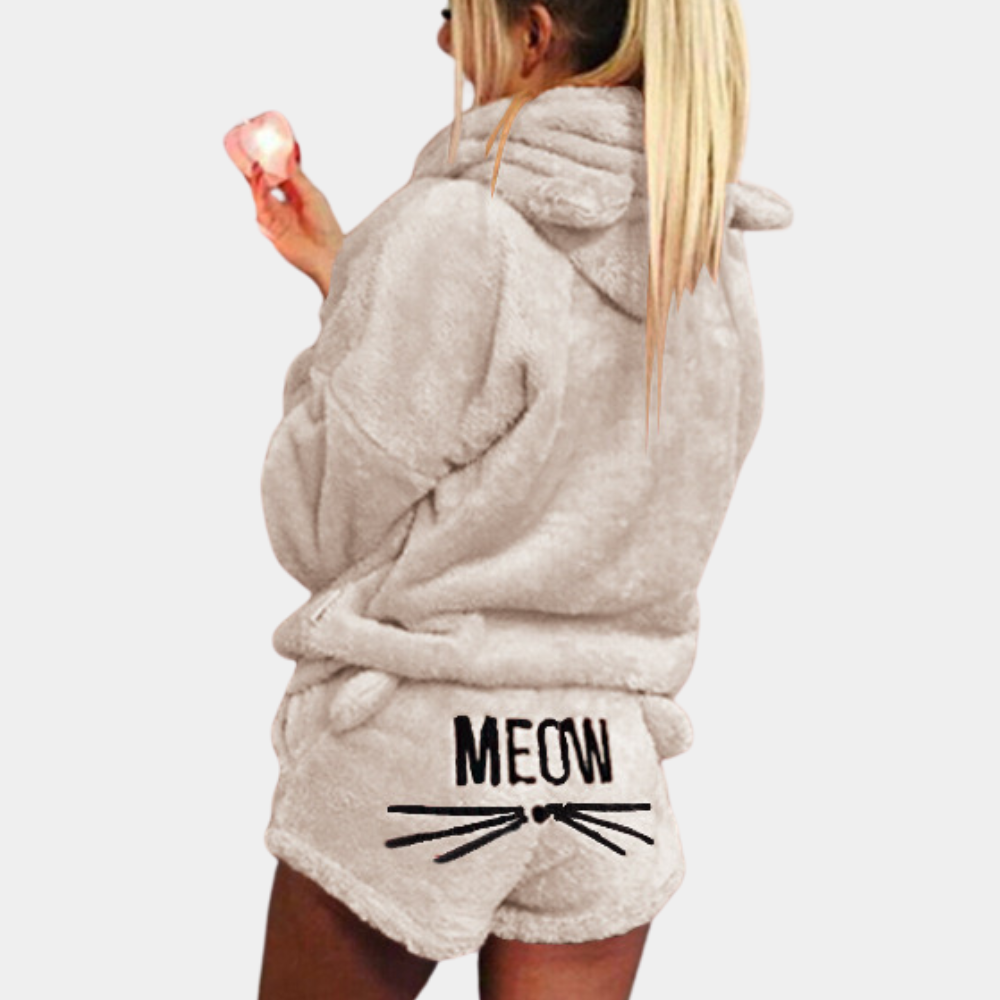 Emma - Luxe Pyjamaset - Ultrap zacht en rekbaar - Voor Dames - Perfect voor Koude Nachten