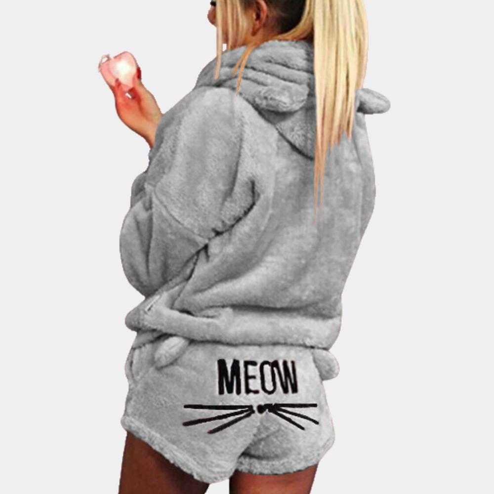 Emma - Luxe Pyjamaset - Ultrap zacht en rekbaar - Voor Dames - Perfect voor Koude Nachten