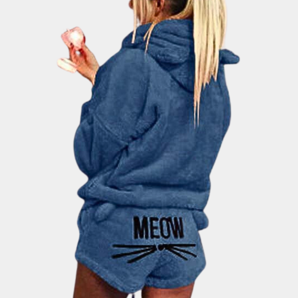 Emma - Luxe Pyjamaset - Ultrap zacht en rekbaar - Voor Dames - Perfect voor Koude Nachten