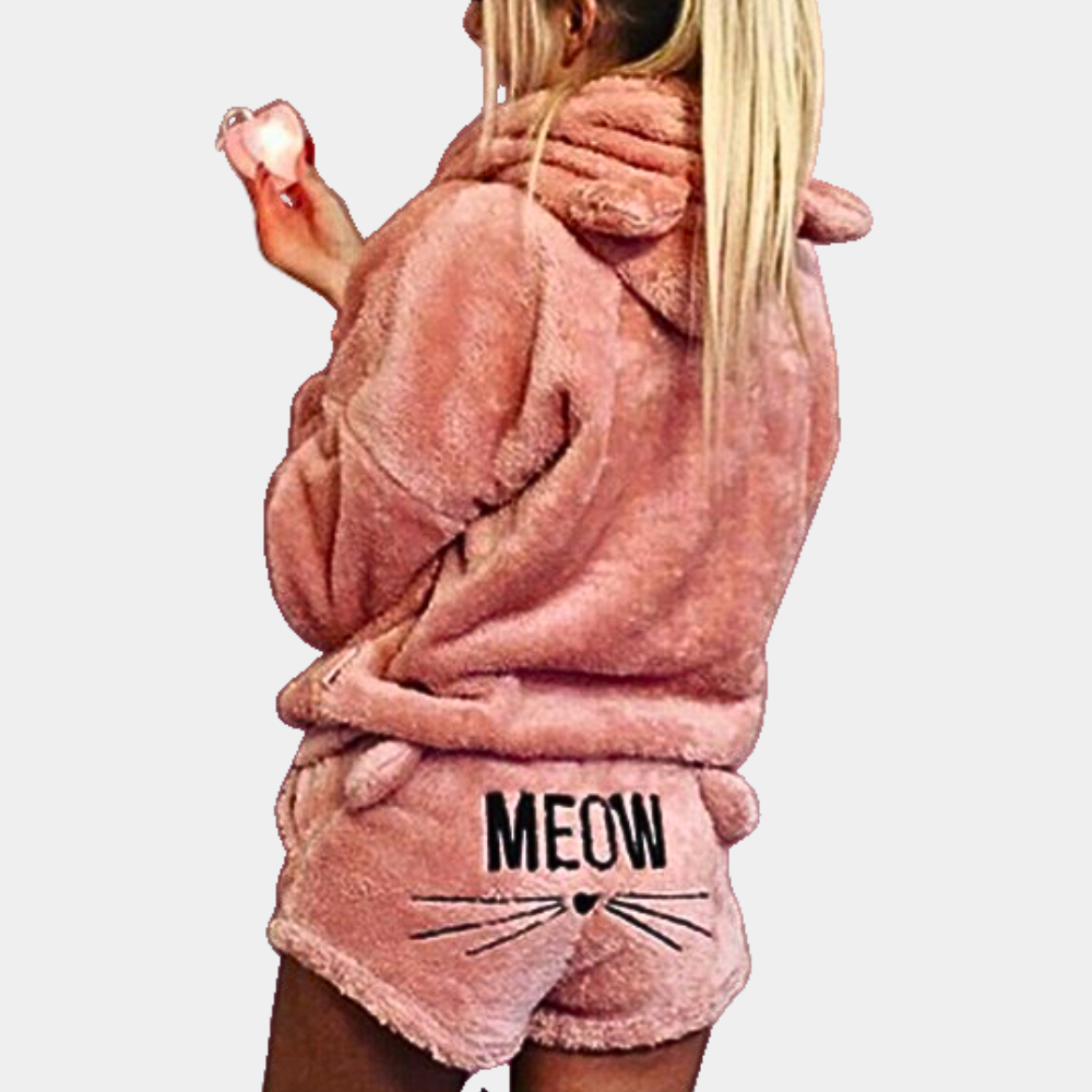 Emma - Luxe Pyjamaset - Ultrap zacht en rekbaar - Voor Dames - Perfect voor Koude Nachten