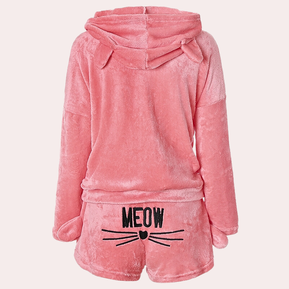 Emma - Luxe Pyjamaset - Ultrap zacht en rekbaar - Voor Dames - Perfect voor Koude Nachten