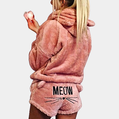Emma - Luxe Pyjamaset - Ultrap zacht en rekbaar - Voor Dames - Perfect voor Koude Nachten