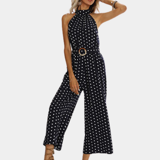 Luna - Halternek Jumpsuit - Tijdloos Silhouet - Voor Dames - Voor Elke Gelegenheid