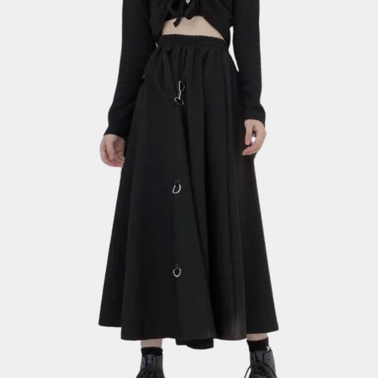 Emma - Asymmetrische Lange Rok - Elegante Losse Pasvorm - Voor Dames - Perfect voor Elke Gelegenheid