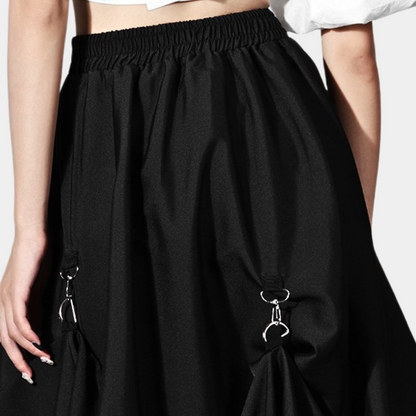 Emma - Asymmetrische Lange Rok - Elegante Losse Pasvorm - Voor Dames - Perfect voor Elke Gelegenheid