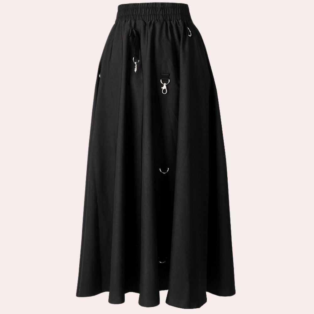 Emma - Asymmetrische Lange Rok - Elegante Losse Pasvorm - Voor Dames - Perfect voor Elke Gelegenheid