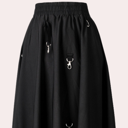 Emma - Asymmetrische Lange Rok - Elegante Losse Pasvorm - Voor Dames - Perfect voor Elke Gelegenheid