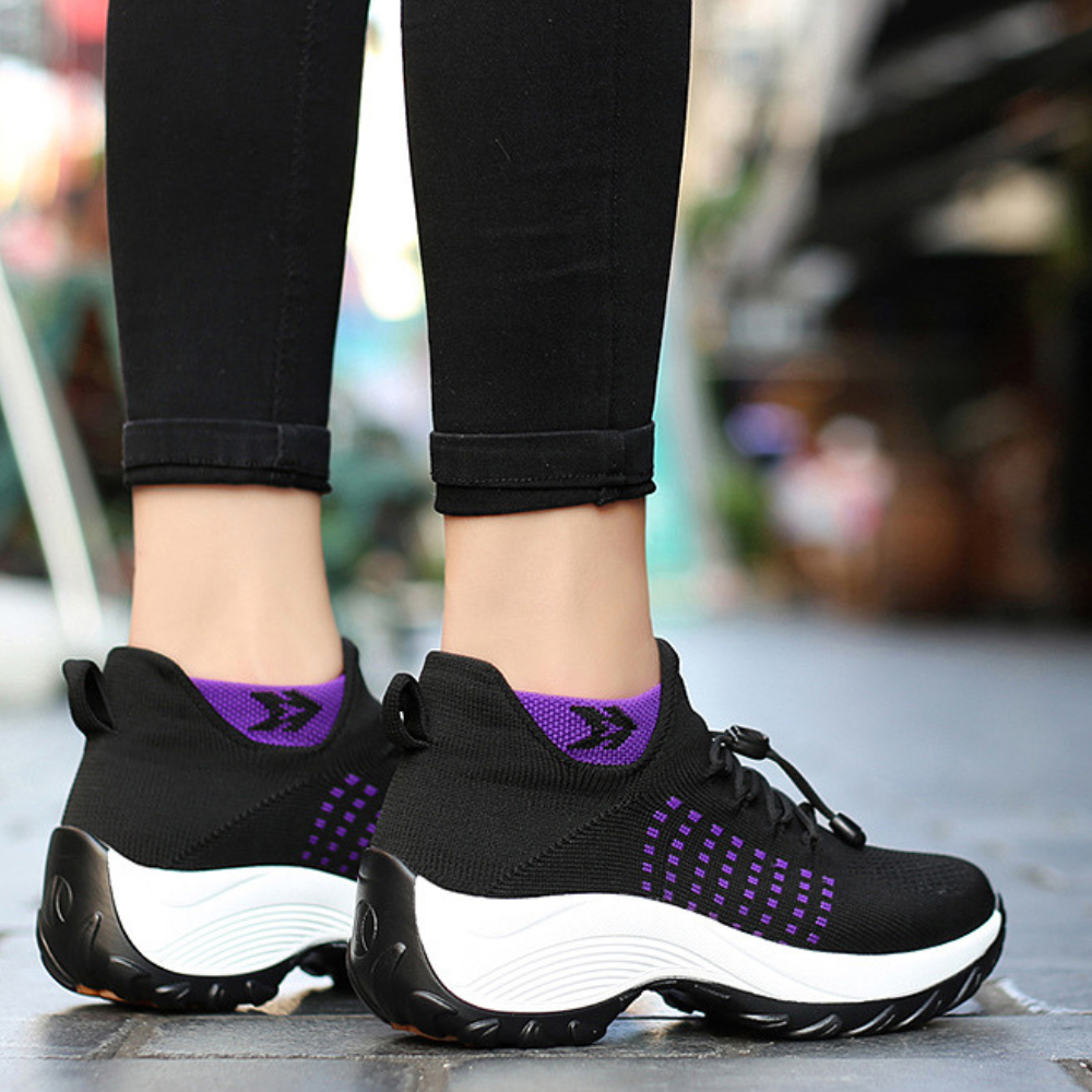 Emma - Comfortabele Sneakers - Ergonomisch Voetbed - Voor Dames - Casual Gebruik
