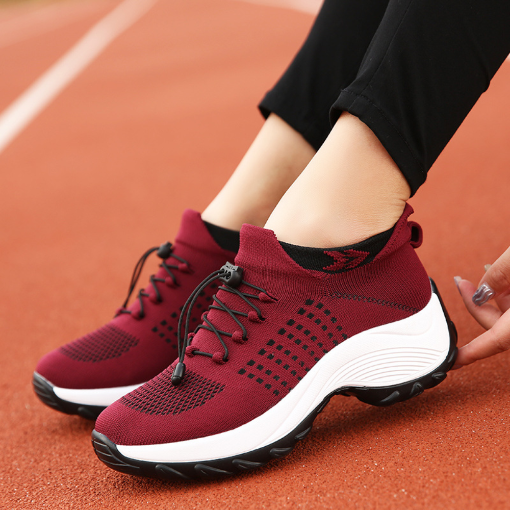 Emma - Comfortabele Sneakers - Ergonomisch Voetbed - Voor Dames - Casual Gebruik