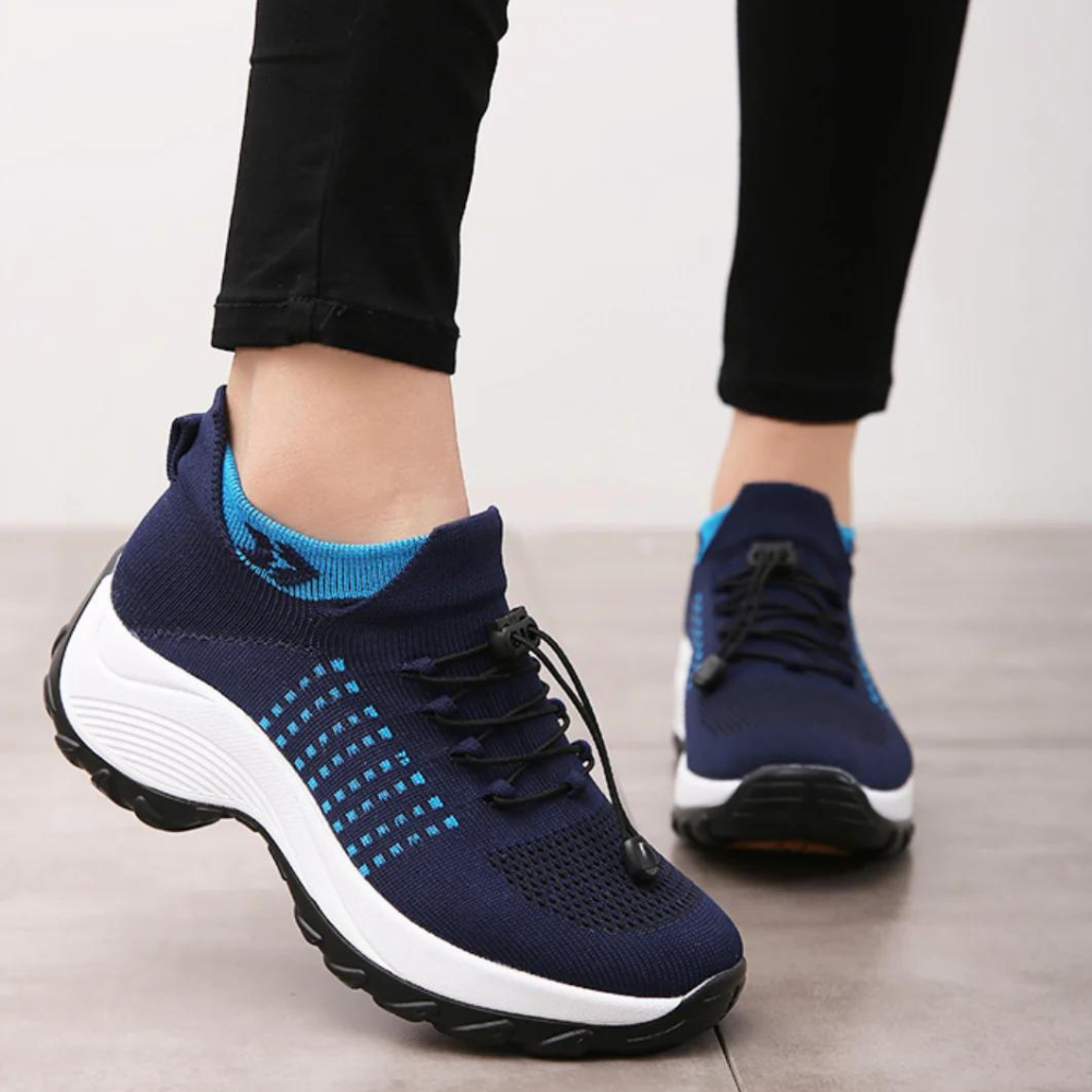 Emma - Comfortabele Sneakers - Ergonomisch Voetbed - Voor Dames - Casual Gebruik