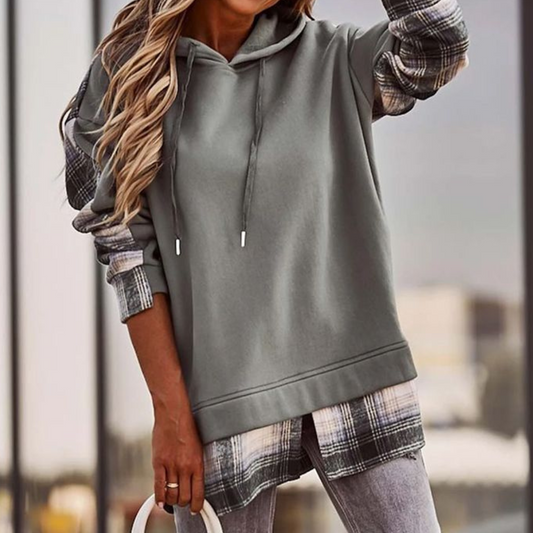 Luna - Lange Mouw Trui - Uniek Patchwork Motief - Voor Dames - Herfst/Winter