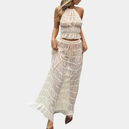Sophie - Elegante Zomer Set - Comfortabele Open Rug - Voor Dames - Zomeruitje