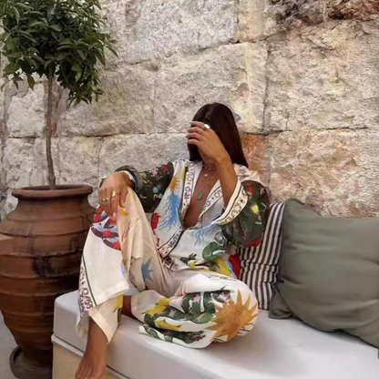 Luna - Stylish Tweedelige Set - Perfect voor Elke Gelegenheid - Voor Dames - Alle Seizoenen