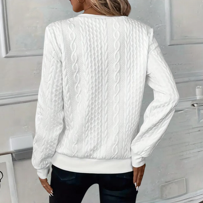 Livia - Stijlvolle Trui - Luxe Zachte Stof - Voor Dames - Herfst/Winter