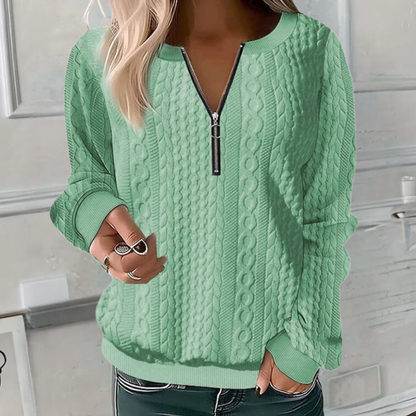 Livia - Stijlvolle Trui - Luxe Zachte Stof - Voor Dames - Herfst/Winter