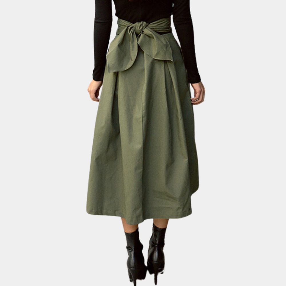 Livia - Hoge Taille Rok - Luxe Katoen - Voor Dames - Geschikt voor Elke Gelegenheid