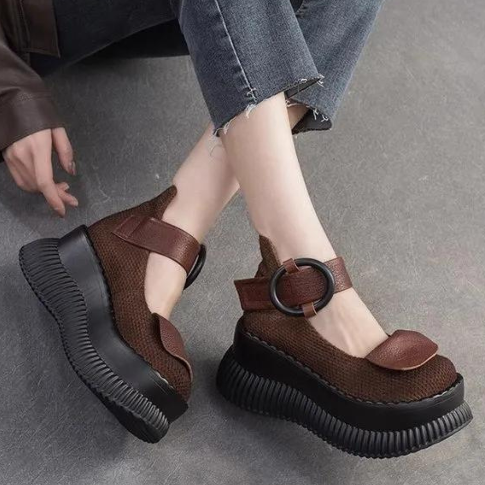 Daphne - Wandelschoenen met Bandje - Comfortabel en Waterdicht - Voor Dames - Voor Elk Weertype