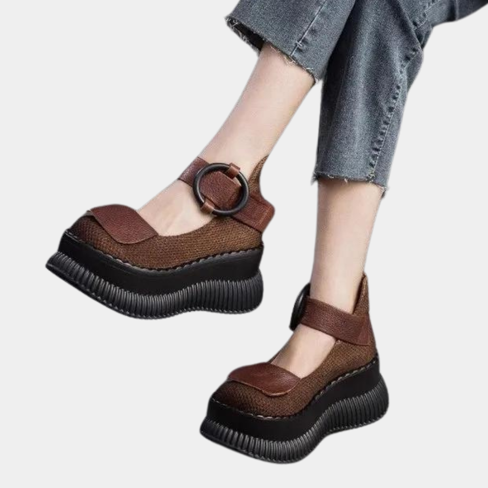 Daphne - Wandelschoenen met Bandje - Comfortabel en Waterdicht - Voor Dames - Voor Elk Weertype
