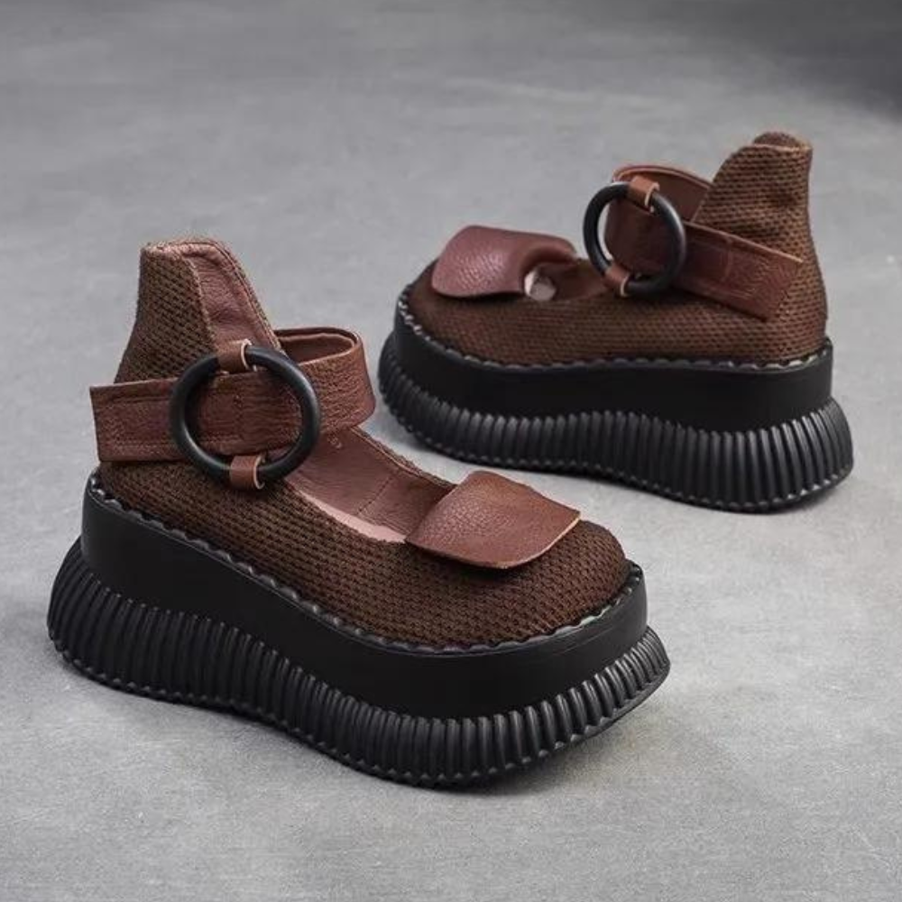 Daphne - Wandelschoenen met Bandje - Comfortabel en Waterdicht - Voor Dames - Voor Elk Weertype