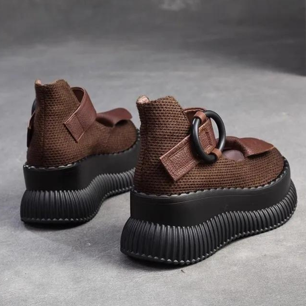 Daphne - Wandelschoenen met Bandje - Comfortabel en Waterdicht - Voor Dames - Voor Elk Weertype